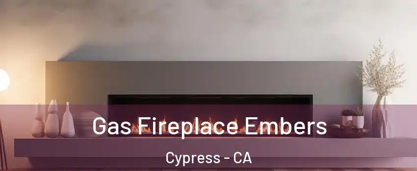  Gas Fireplace Embers Cypress - CA