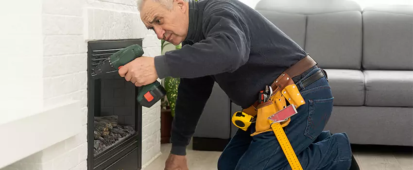 New Indoor Fireplace Installation in Cypress, California