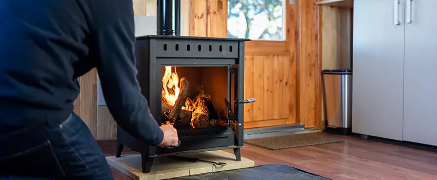 Open Hearth Wood Fireplace Installation in Cypress, CA