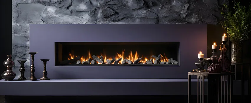 Ember Bed for Ventless Gas Fireplace in Cypress, CA