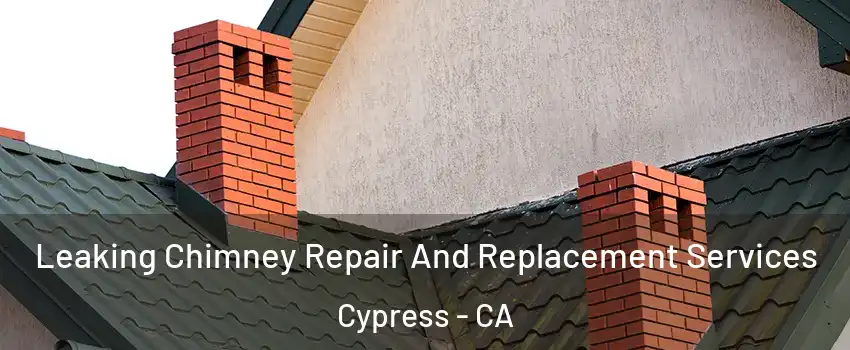  Leaking Chimney Repair And Replacement Services Cypress - CA